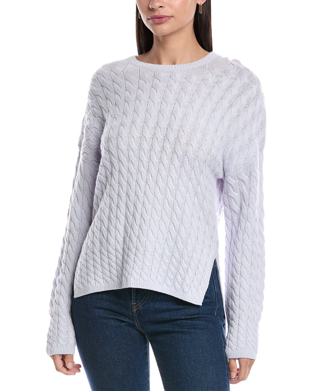 Theory Karina Cable Wool & Cashmere-Blend Sweater - 1