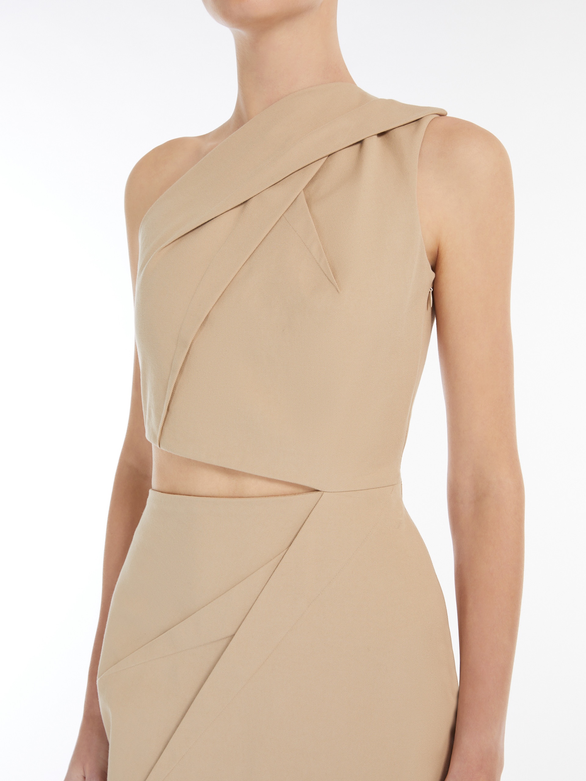 NIEVO Close-fitting cotton twill dress - 5