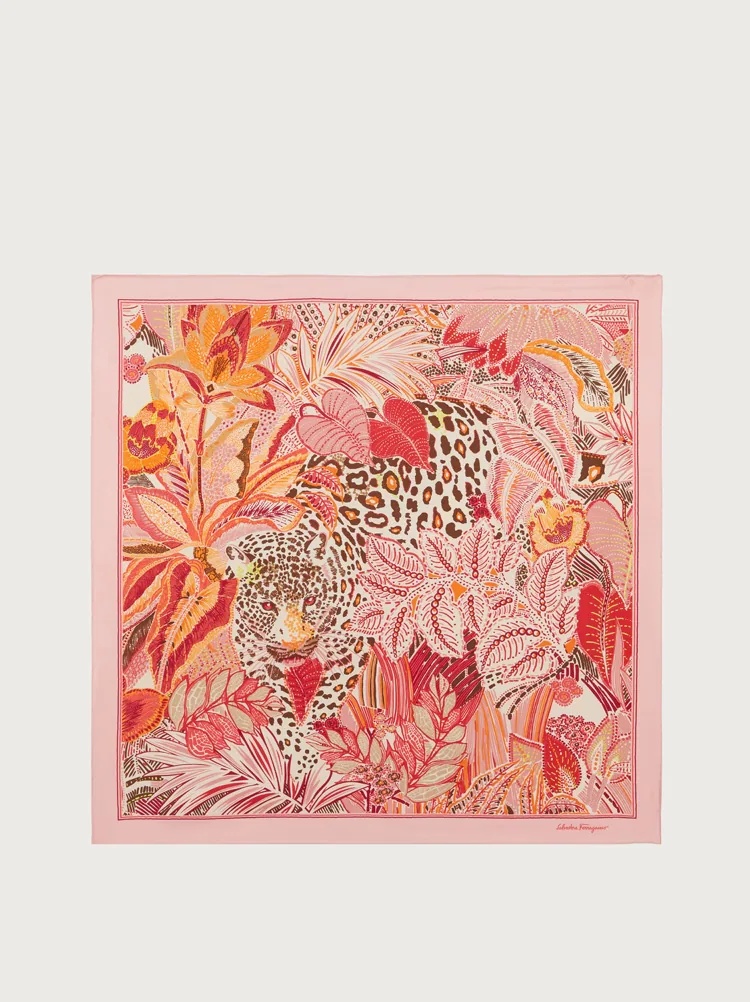 BATIK PRINT SILK SCARF - 1