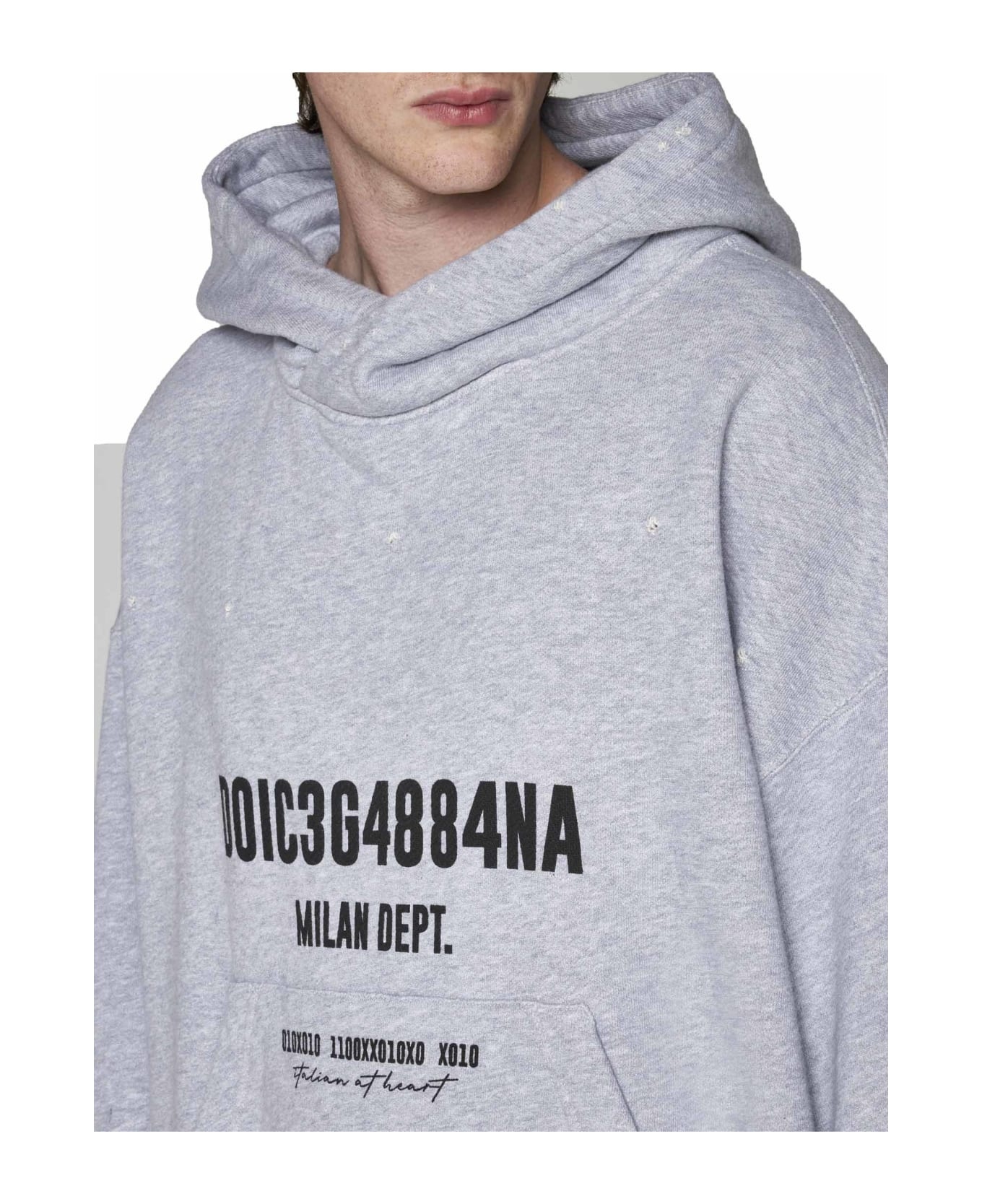 Logo Print Hoodie - 5