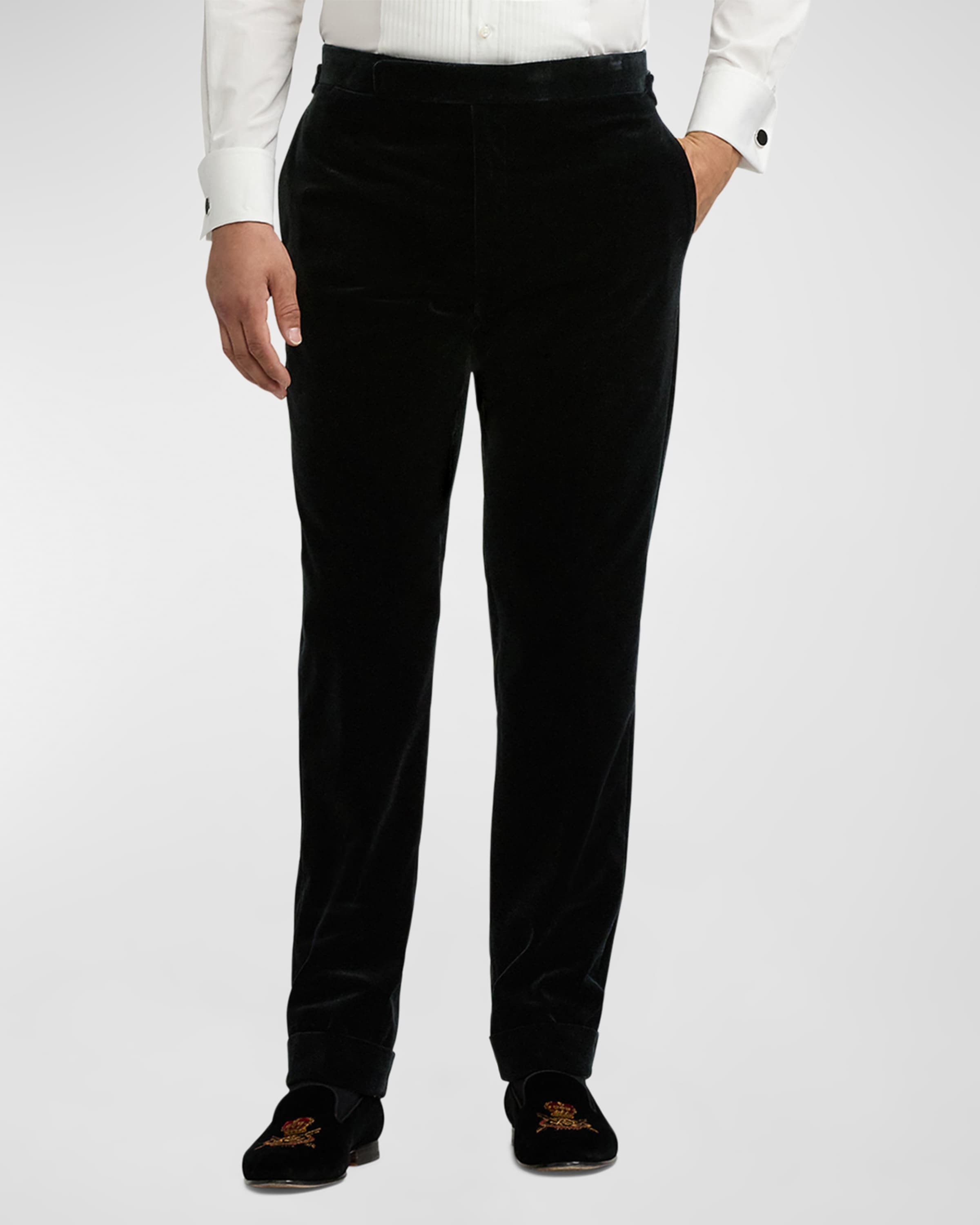 Men's Gregory Hand-Tailored Velvet Trousers - 2