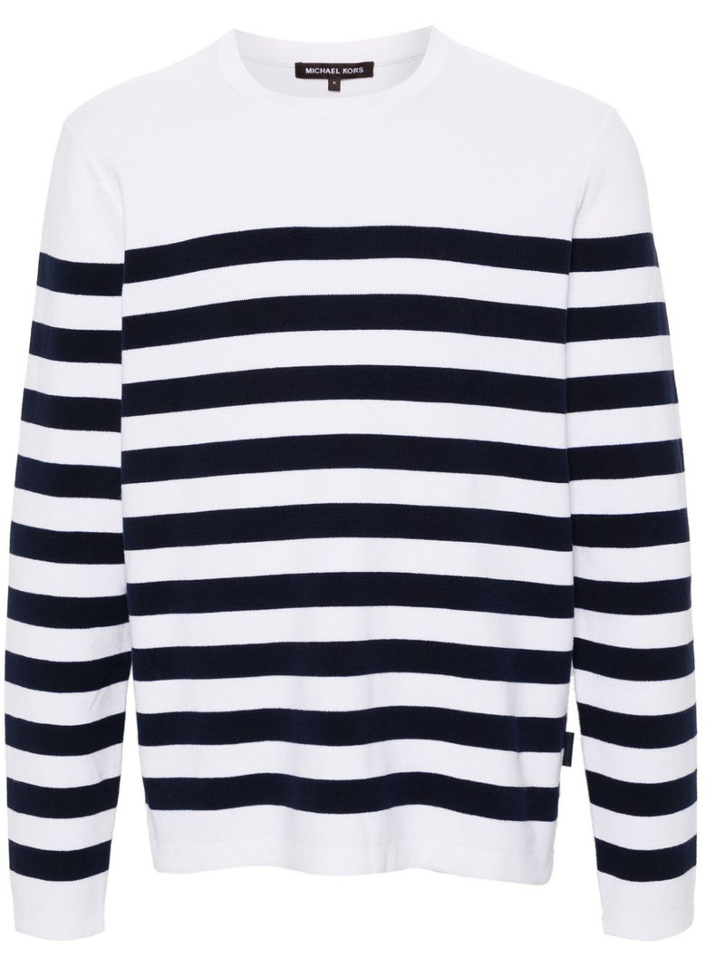 striped cotton jumper 1