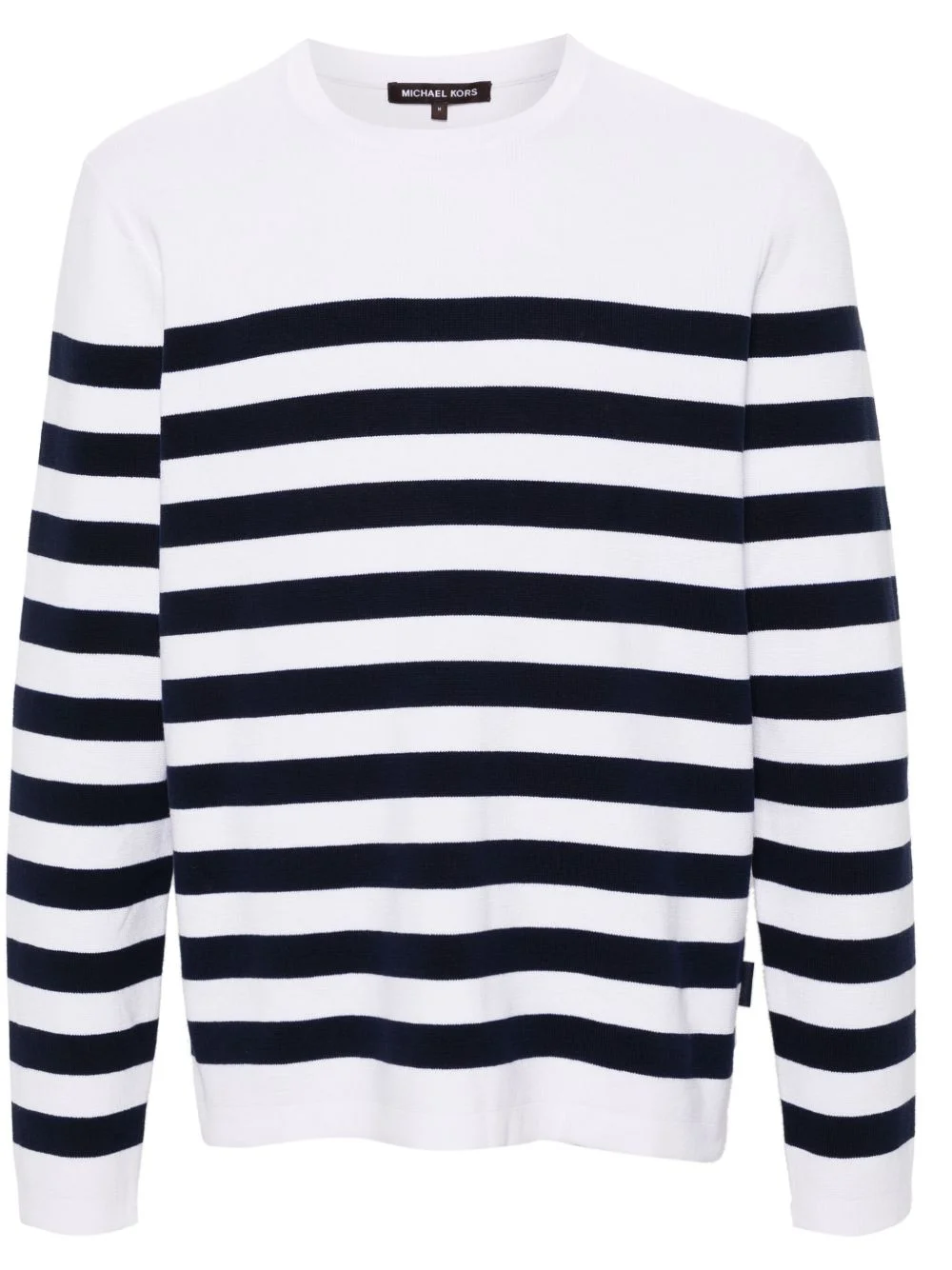 striped cotton jumper - 1