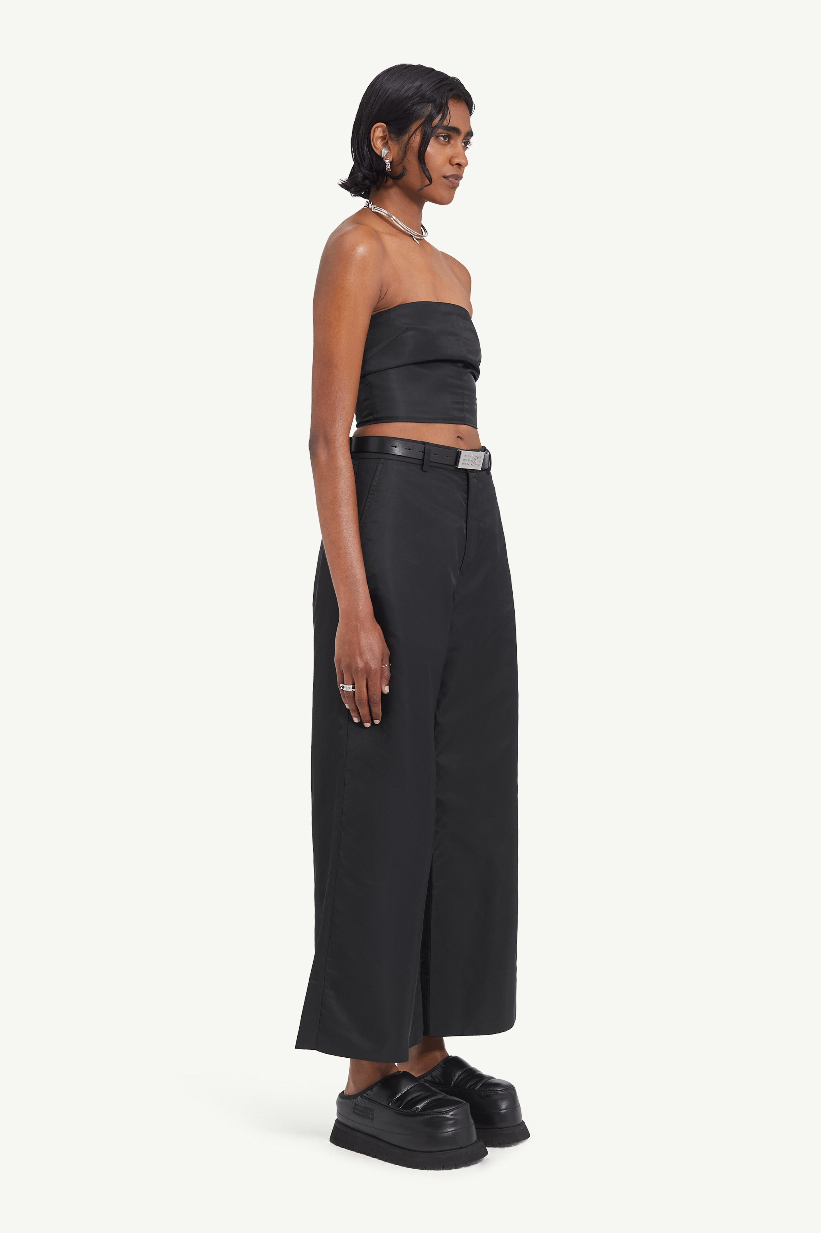 Print flared trousers - 3