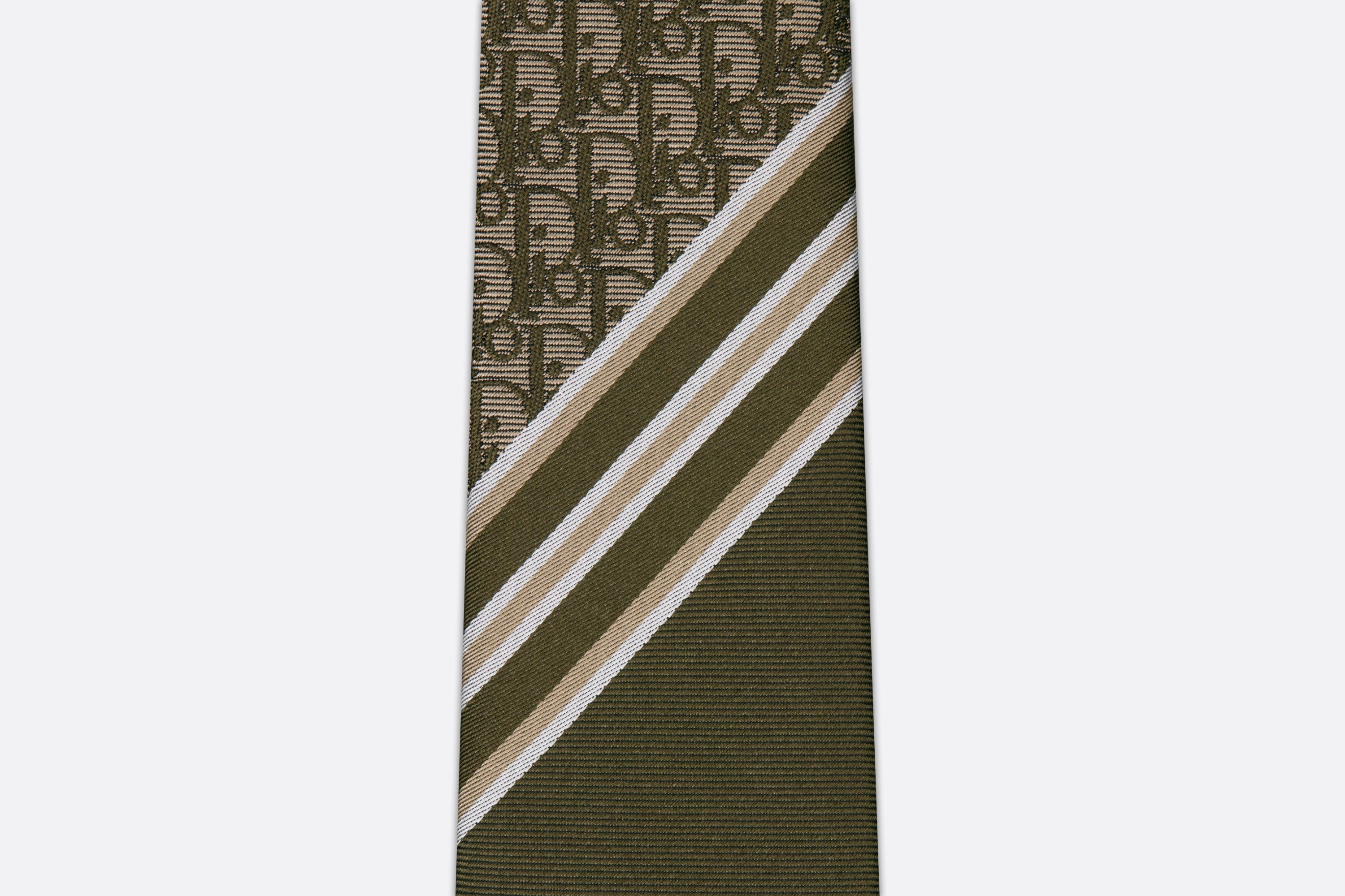Striped Dior Oblique Tie - 2