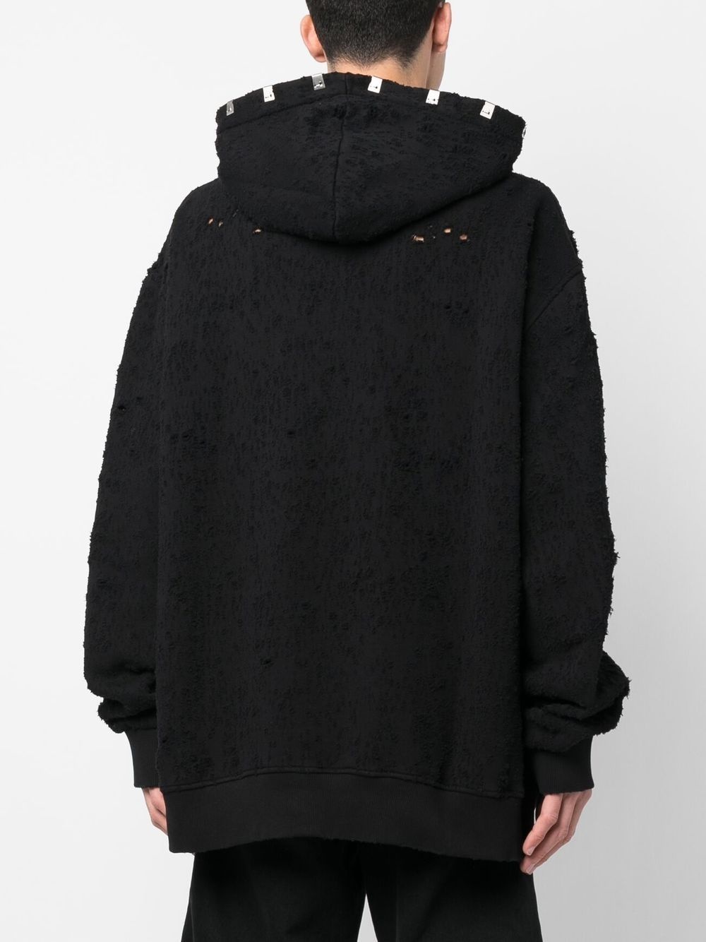 distressed pullover hoodie - 4