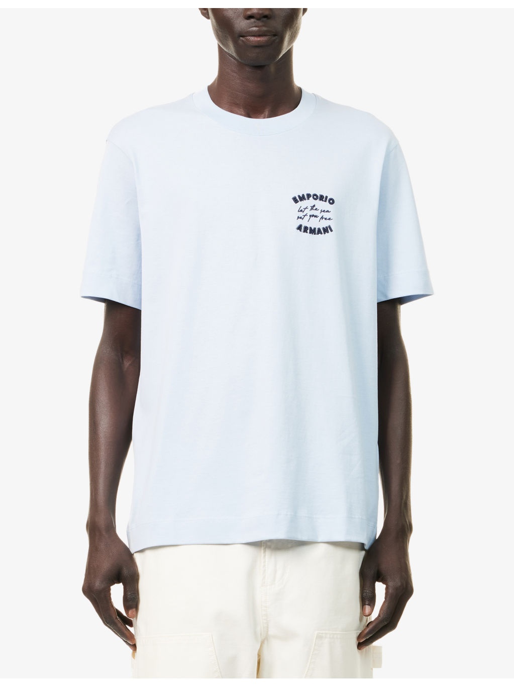 Seaside Embroidered Cotton-Jersey T-Shirt - 3