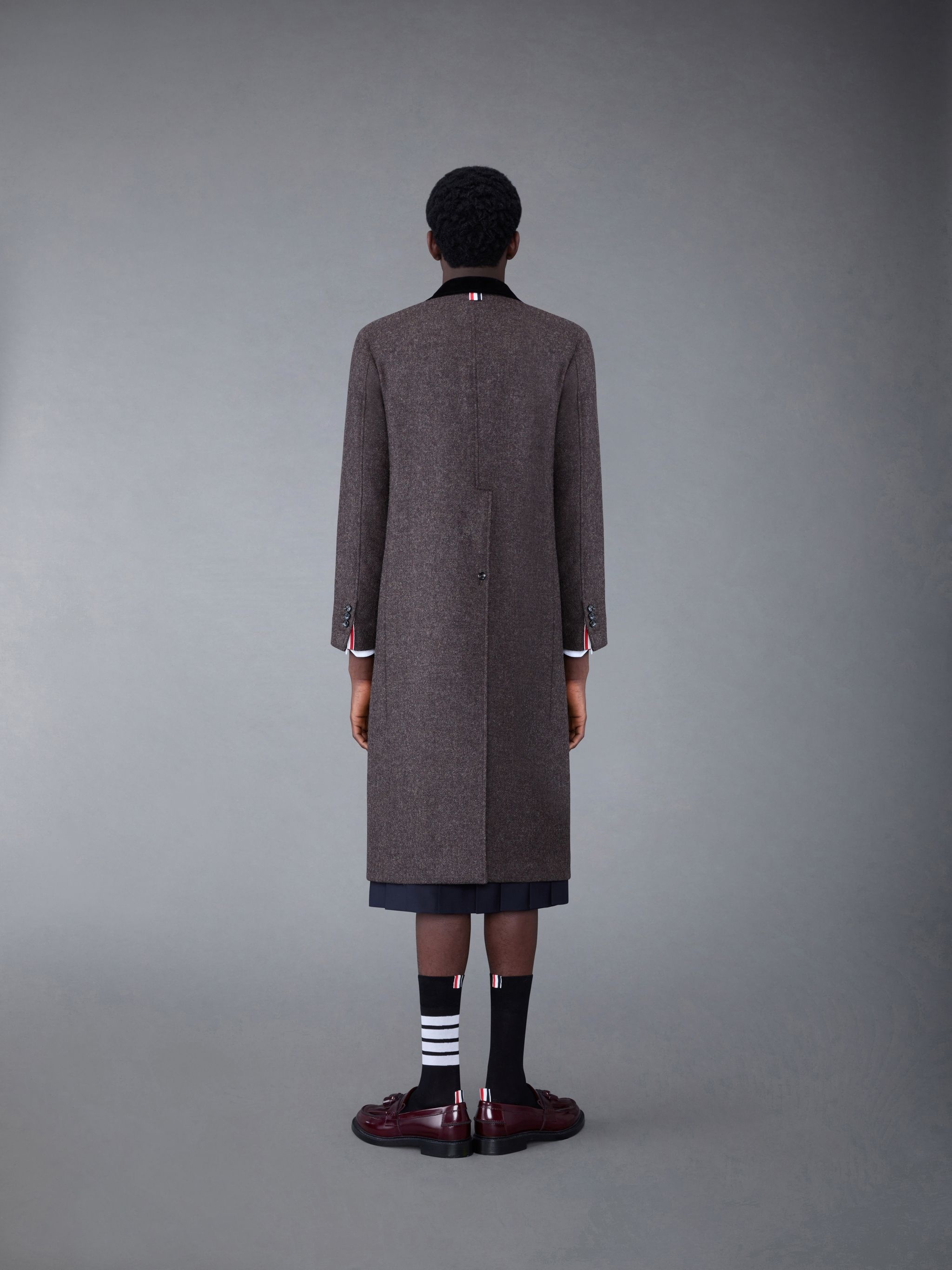 Shetland Elongated Sack Overcoat - 2