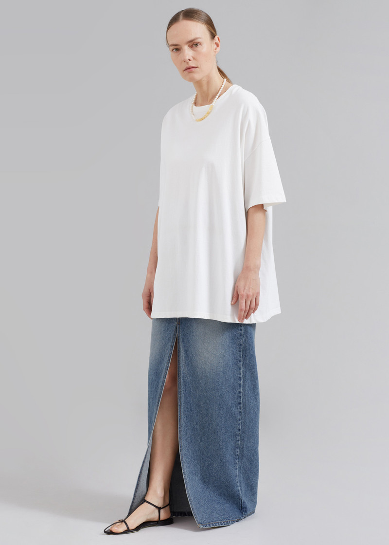 Faro Boxy Tee - White 4