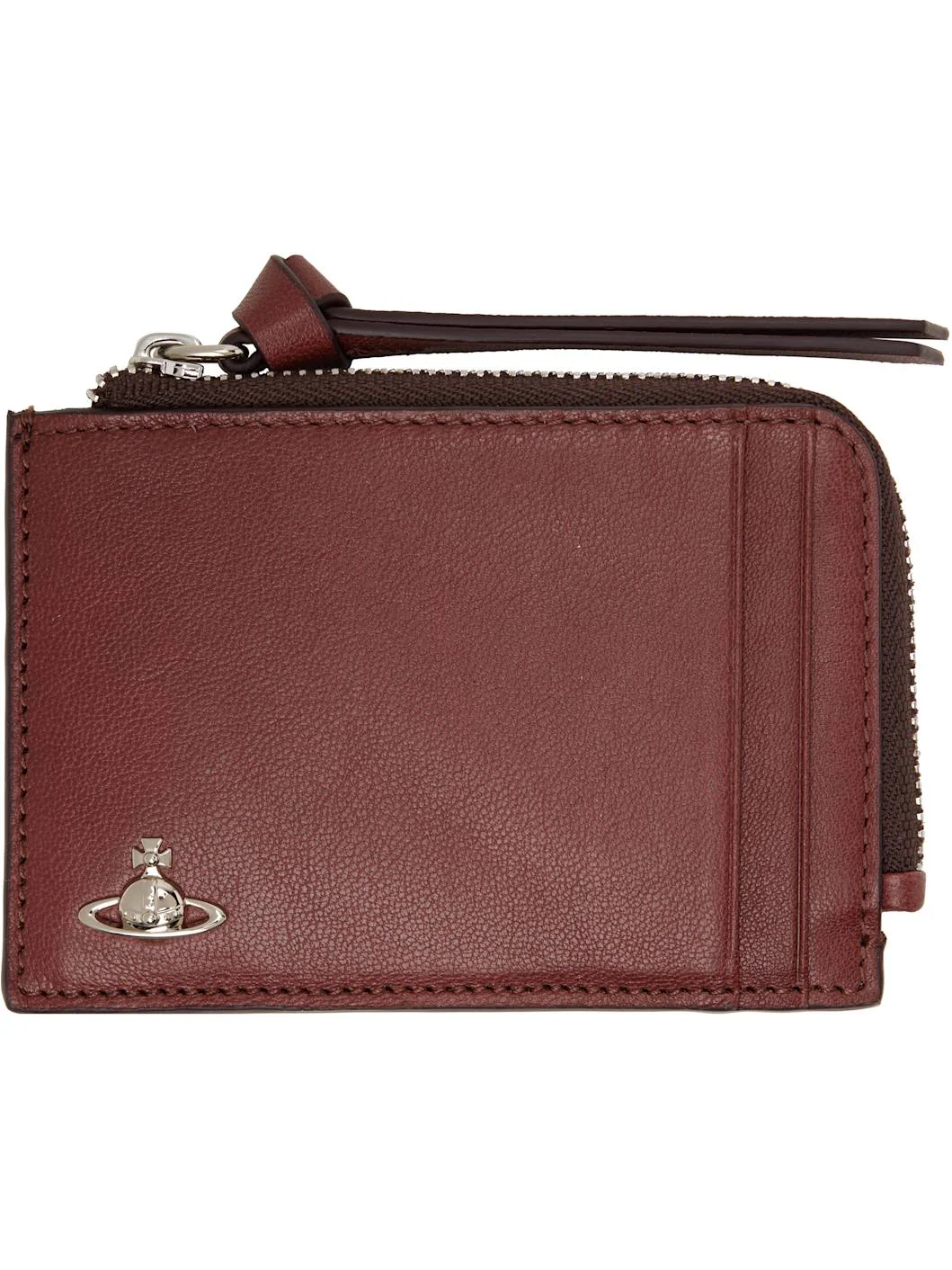 Brown Zip Card Holder - 1