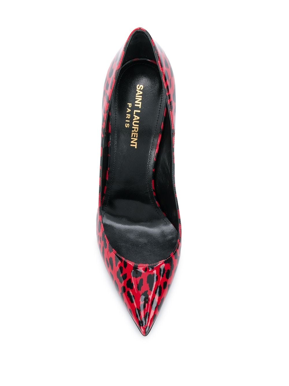 red leopard print pumps - 4