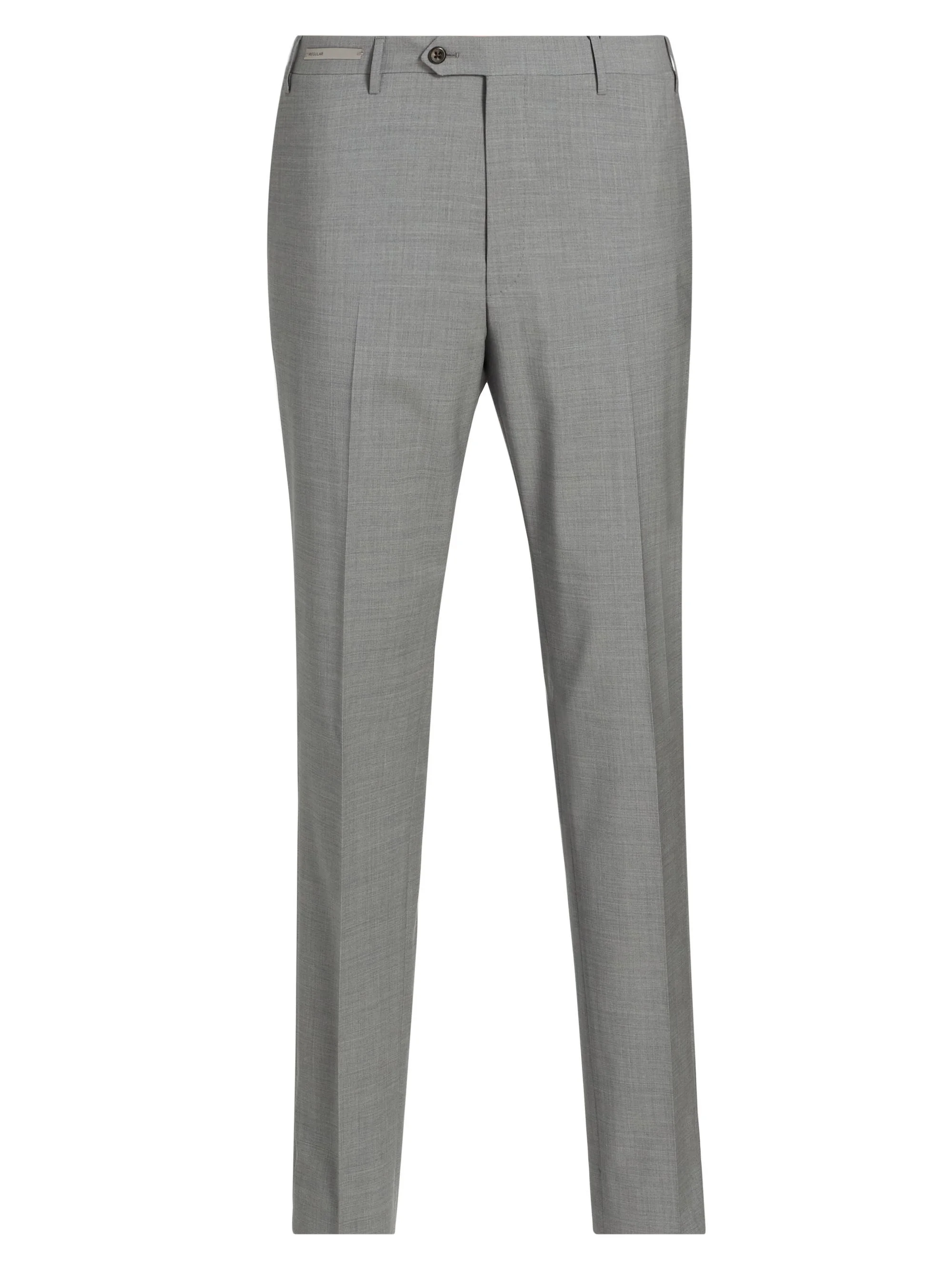 Men's Stretch-Wool Straight-Leg Pants - Light Grey - 1