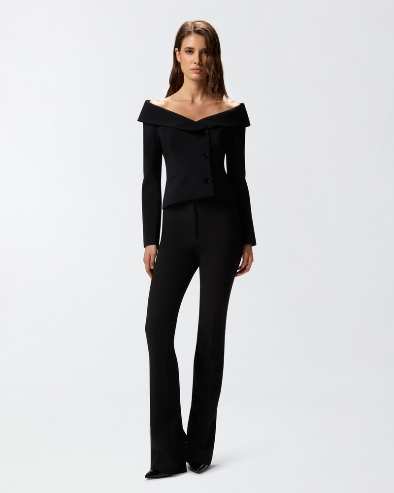 SLIM-FIT JACKET WITH OPEN SHOULDERS 3