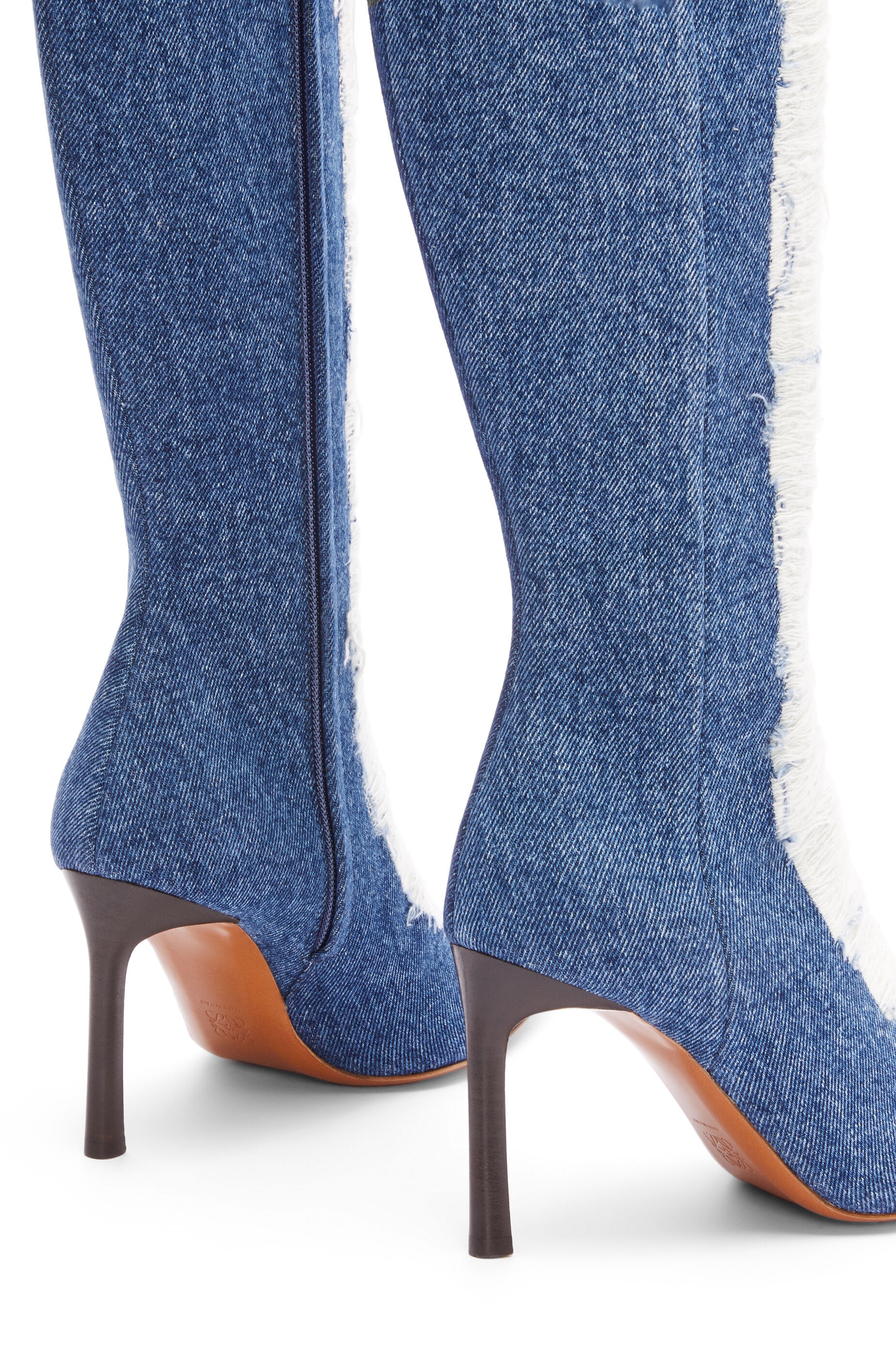Boot in ripped denim - 4