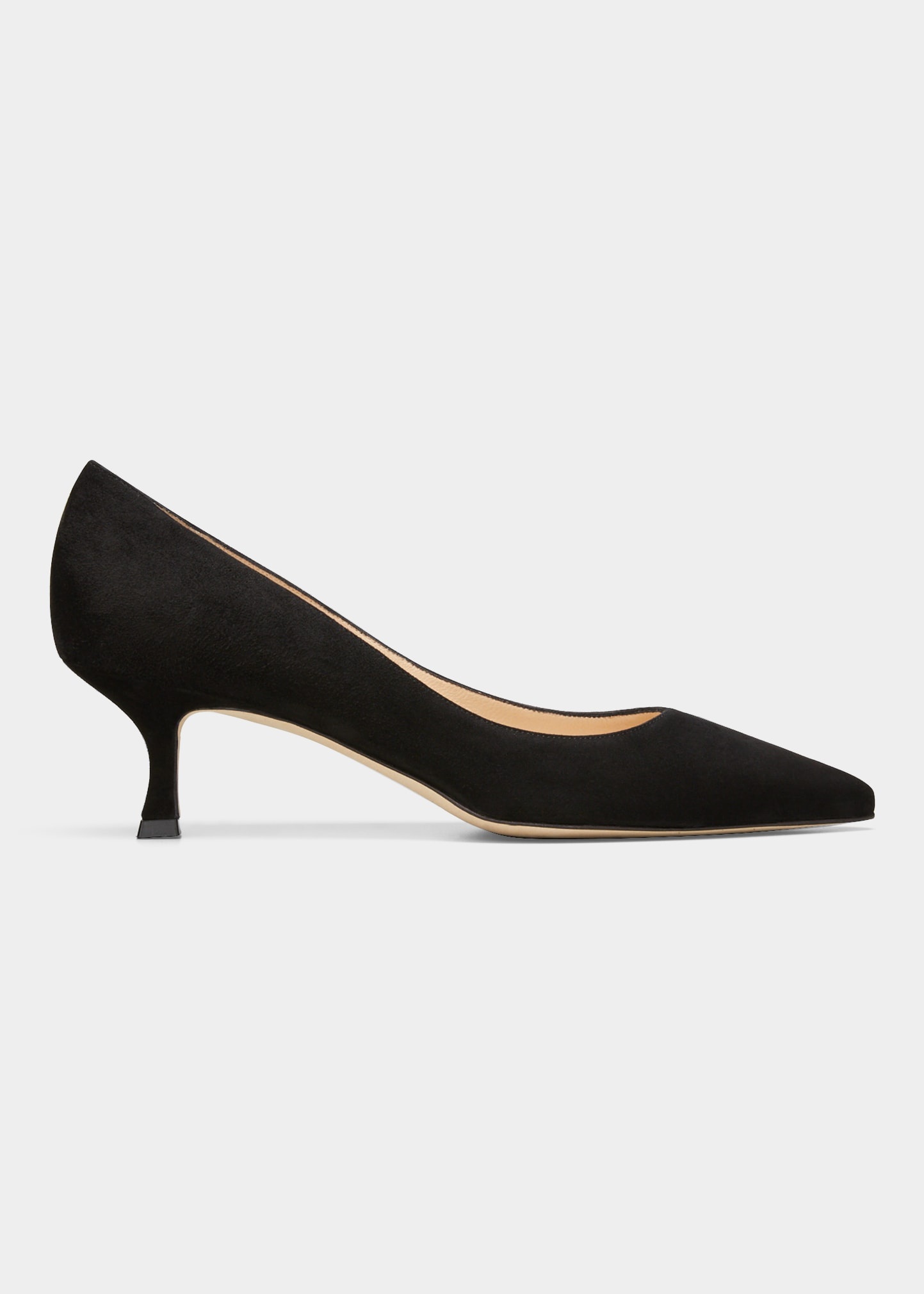 Srila Suede Low-Heel Pump - 1