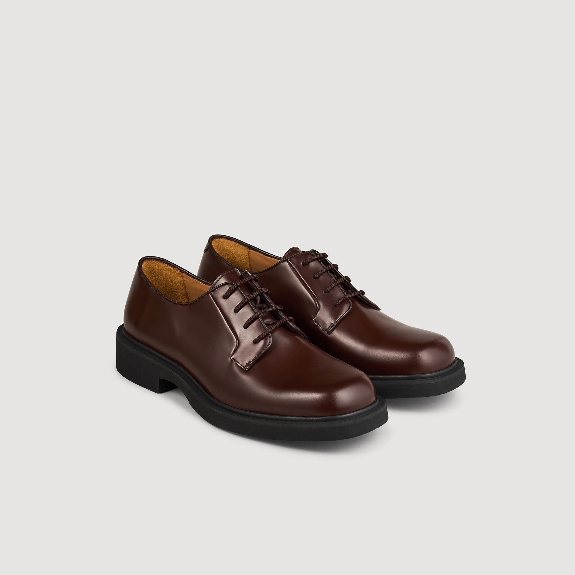 PATENT LEATHER DERBIES - 3
