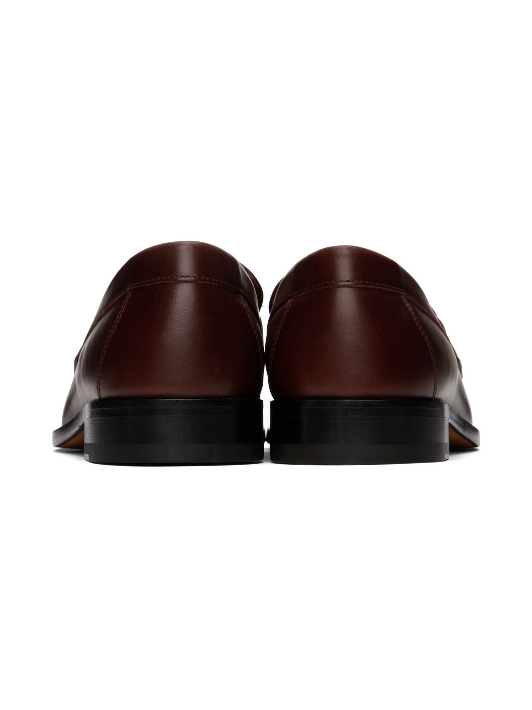 Brown Leather Loafers - 2