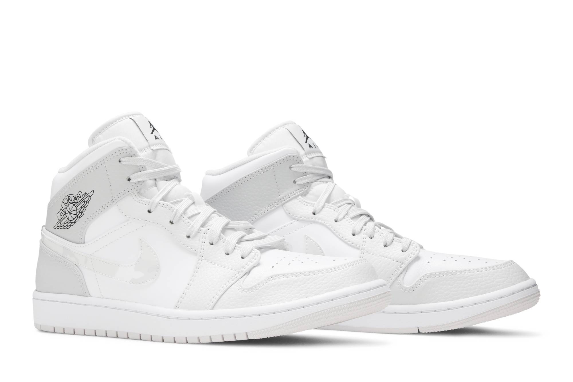 Air Jordan 1 Mid 'Swoosh Logo - Grey Camo' - 8