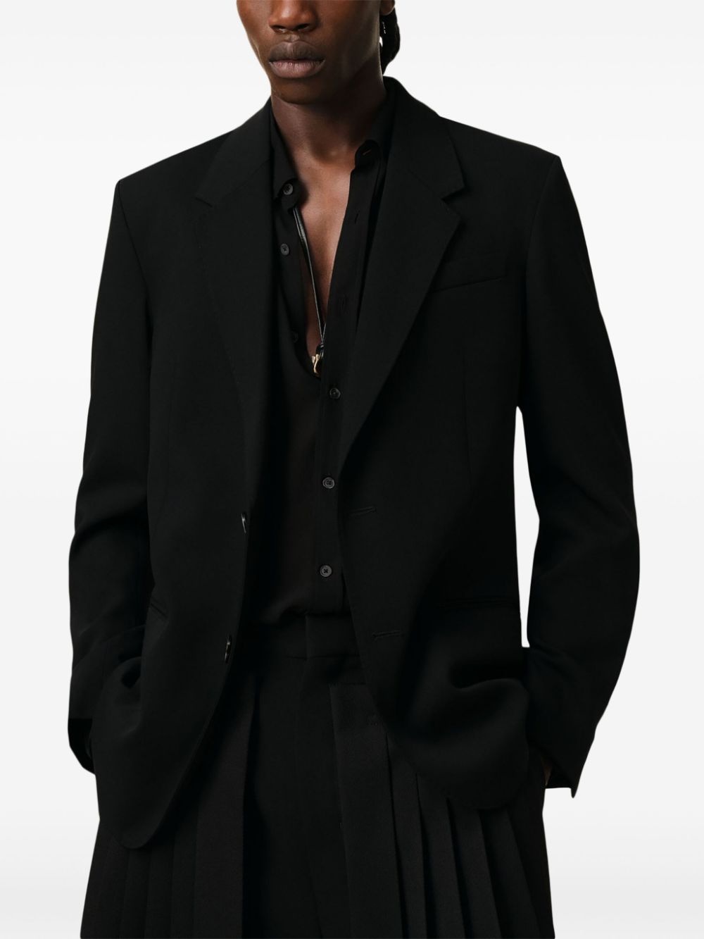 wool blazer - 5