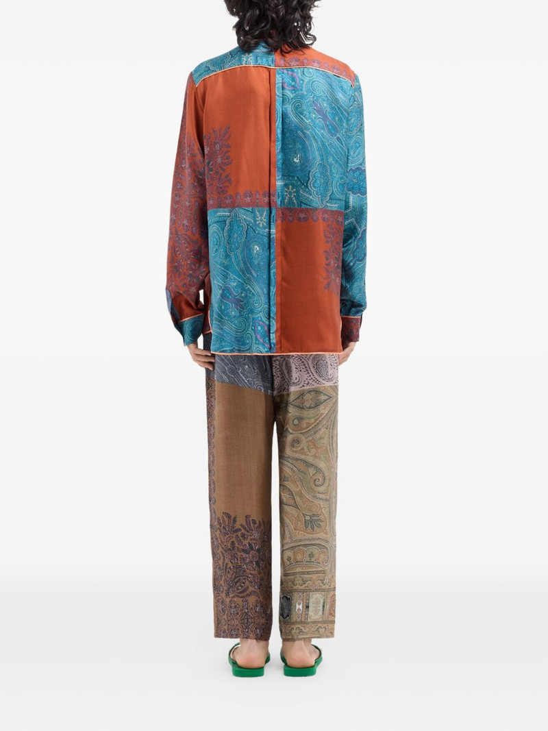 Aloe patchwork paisley shirt 3