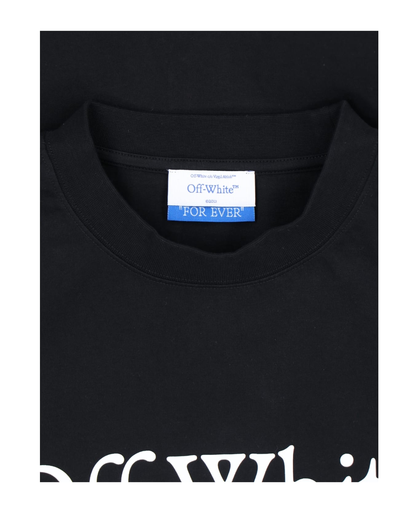 'big Bookish' Black Cotton T-shirt - 3