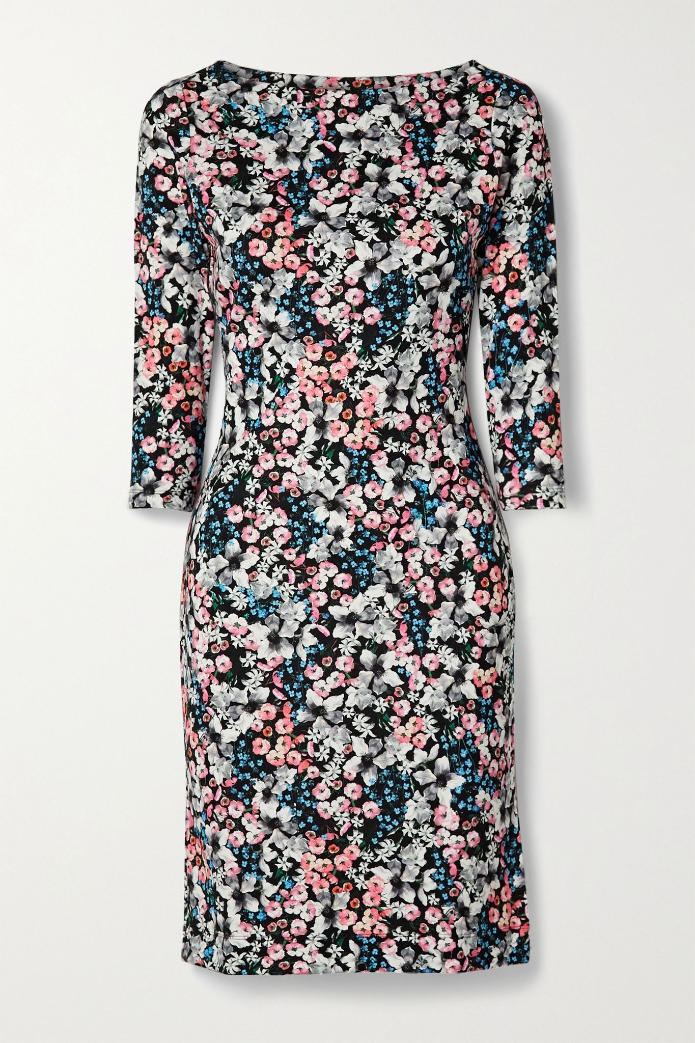 Reese floral-print stretch-ponte dress - 1