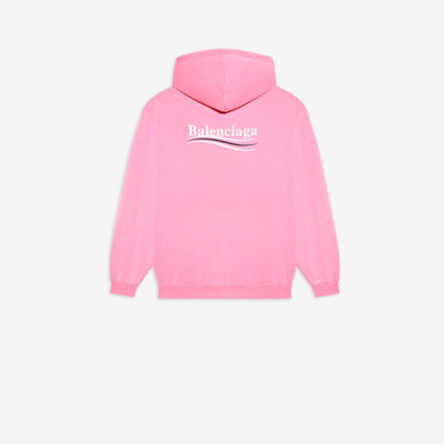 BALENCIAGA Political Campaign Medium Fit Hoodie outlook