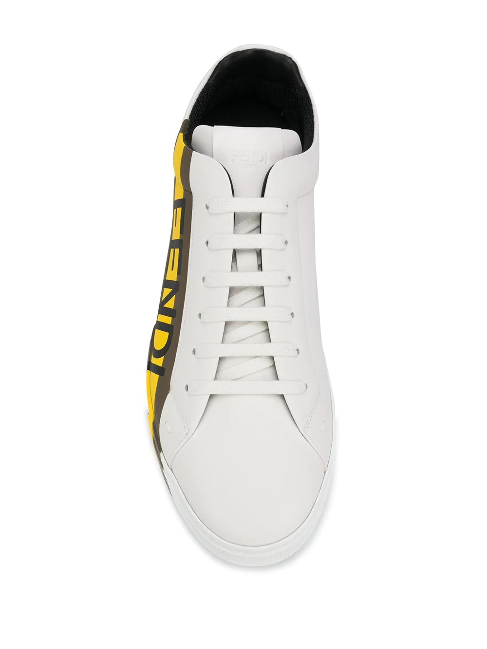 low-top logo print sneakers - 4