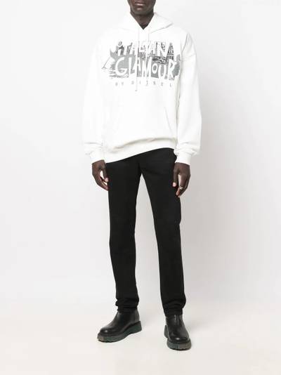 Diesel graphic-print hoodie outlook