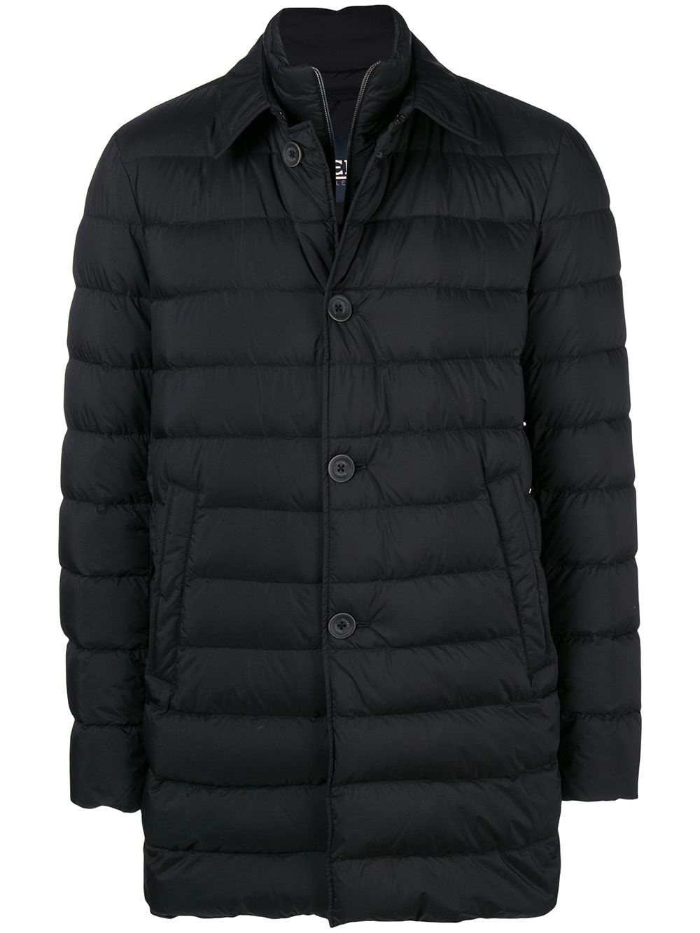 double layer duffle coat - 1