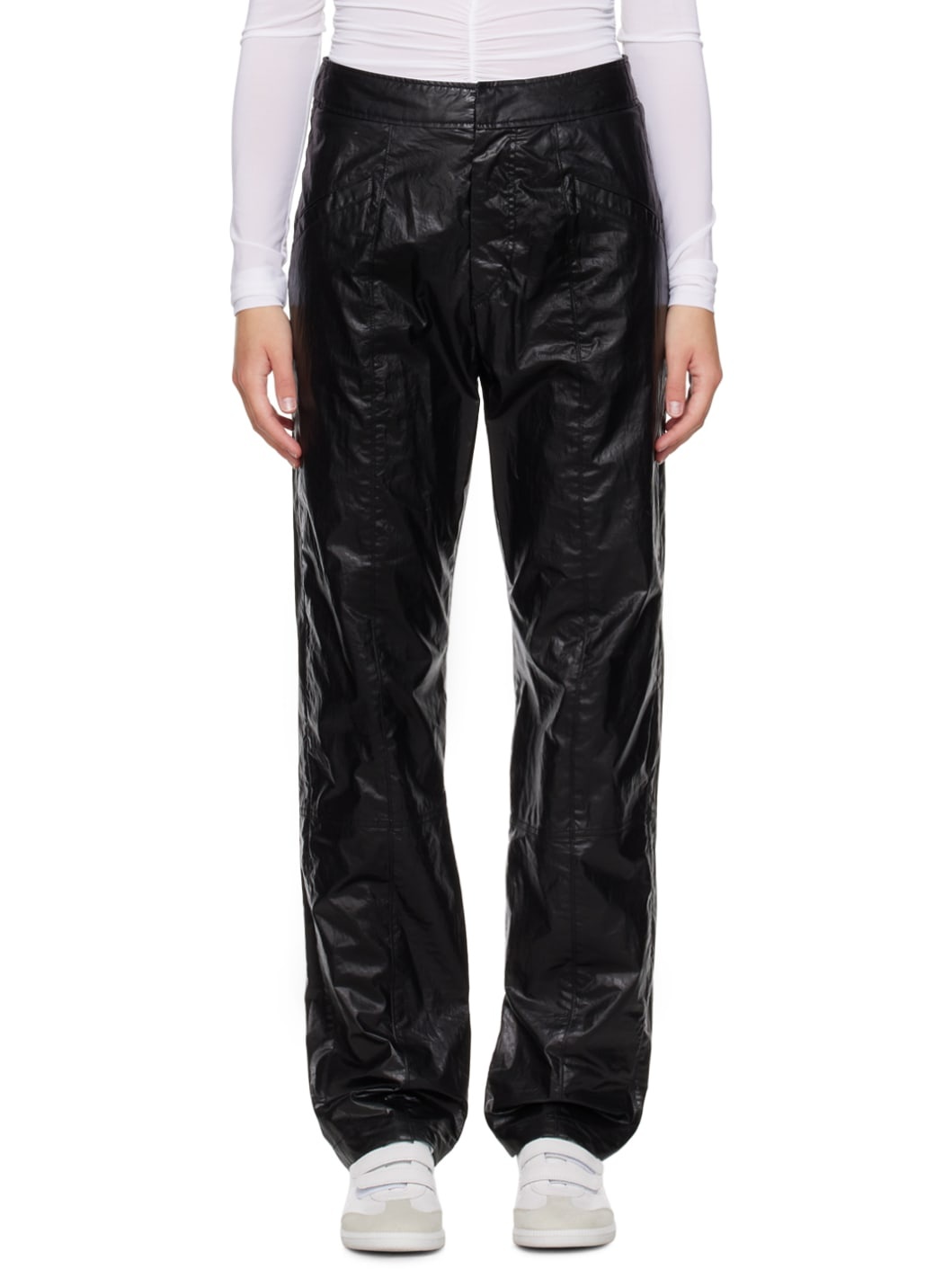 Black Anea Trousers - 1