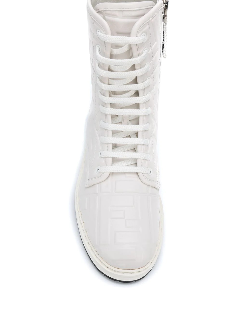 FF embossed combat boots - 4