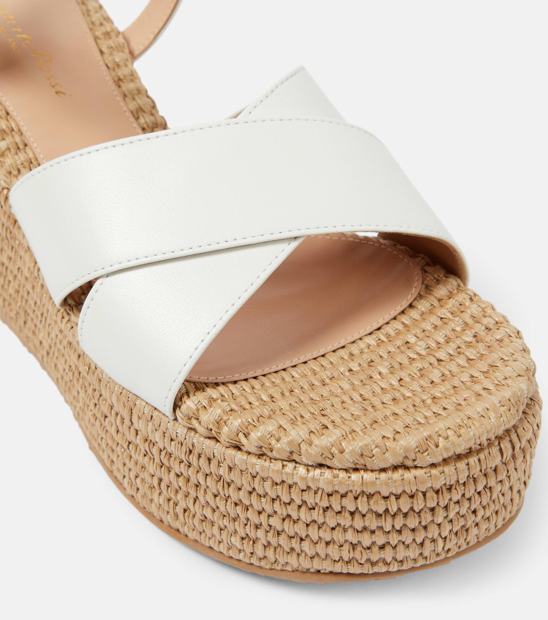 Suede wedge sandals - 6