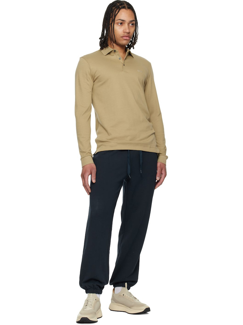 BOSS Gray & White Running-Inspired Sneakers outlook