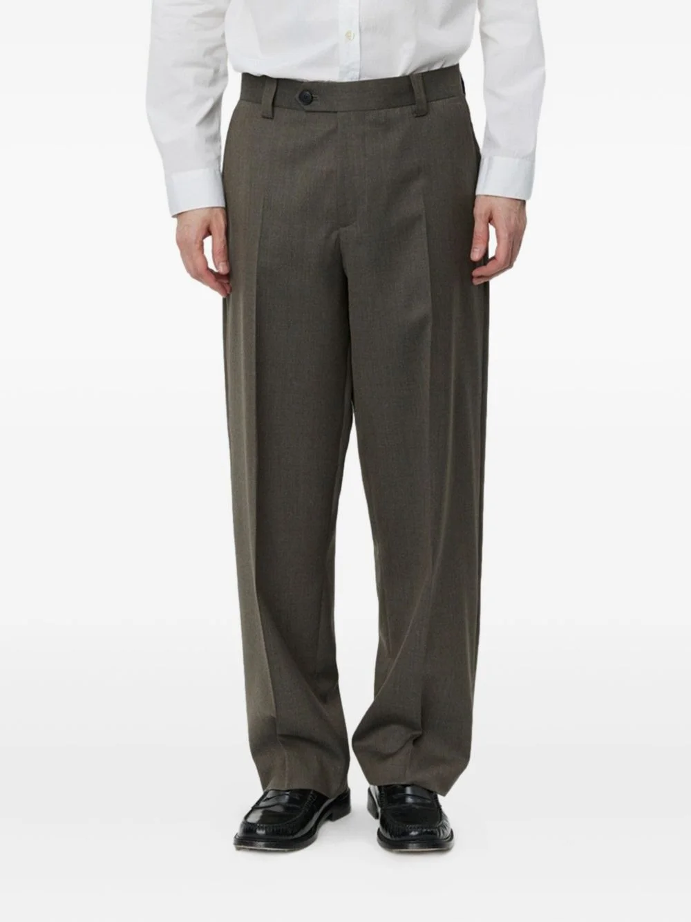 pleated trousers - 1