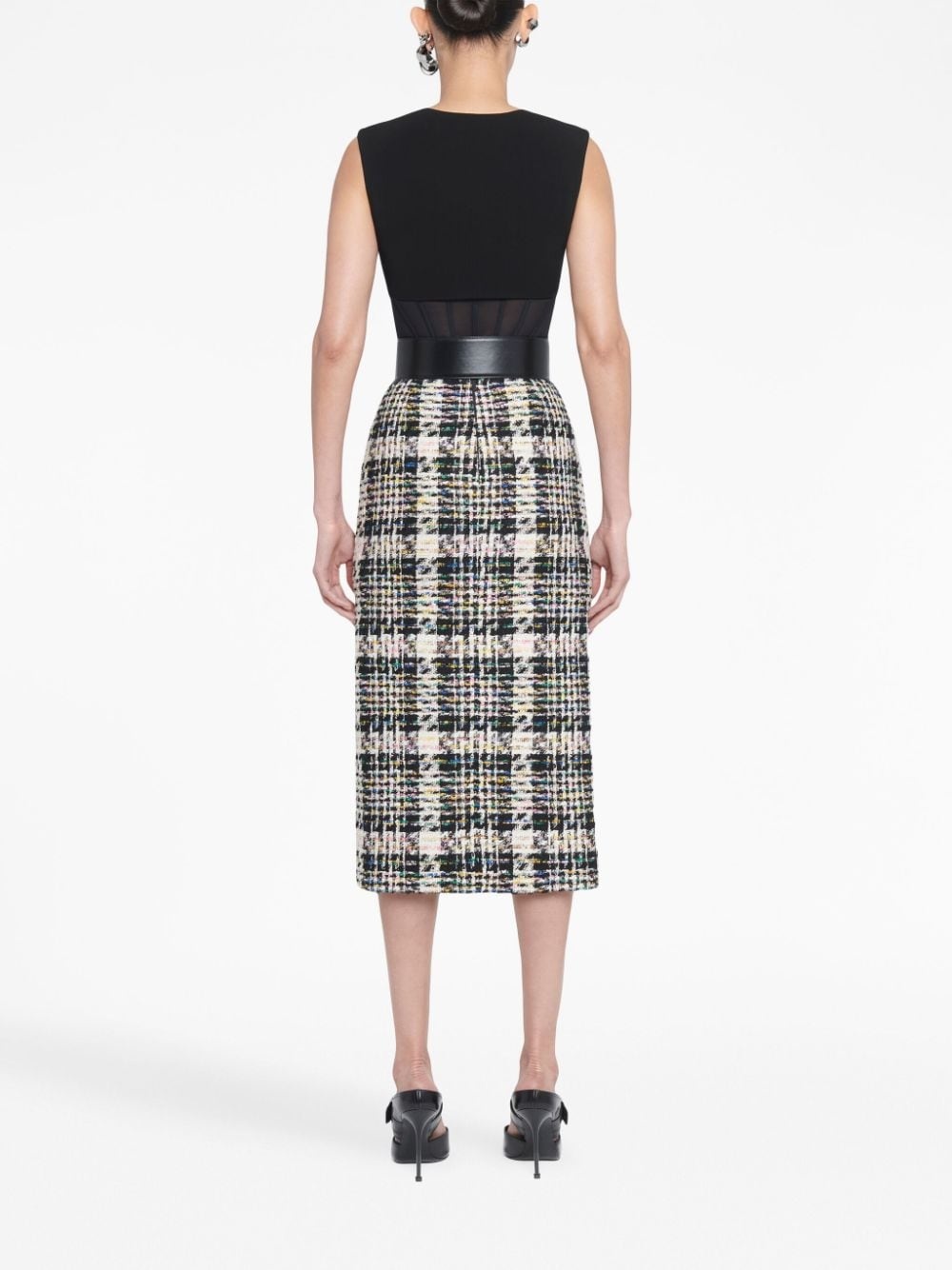 tweed pencil skirt - 4