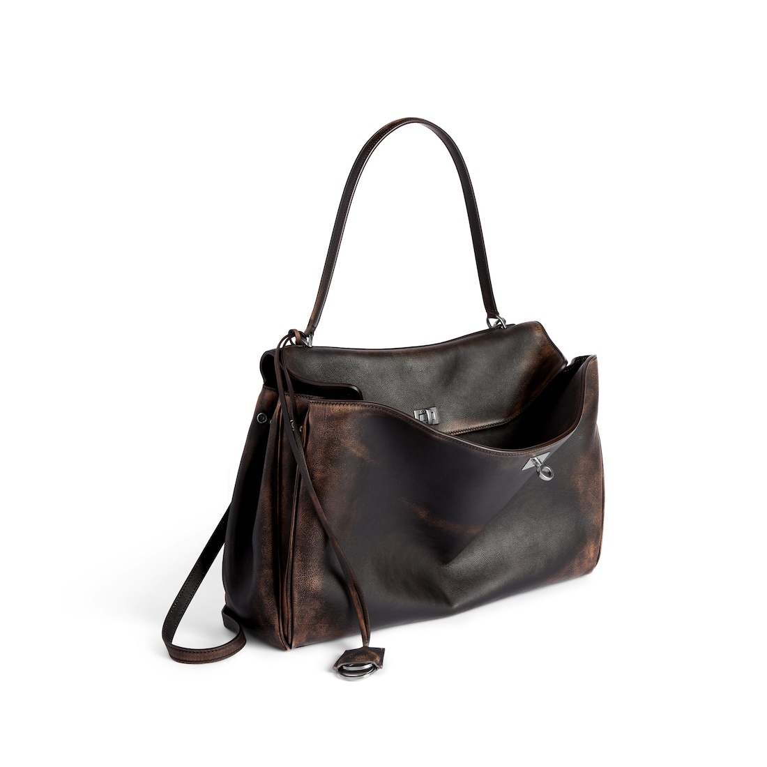 Men's Rodeo Handbag Large in Brown - 2