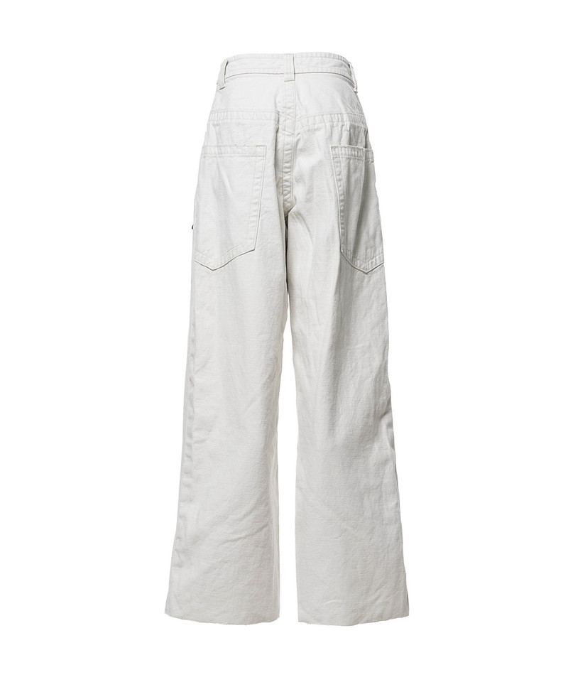Amateur Sewn Like Wide Denim Pants 20