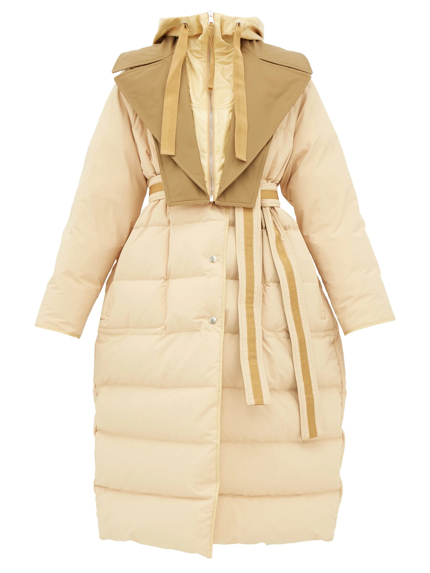 Glomma wrinkled shell-down coat - 1