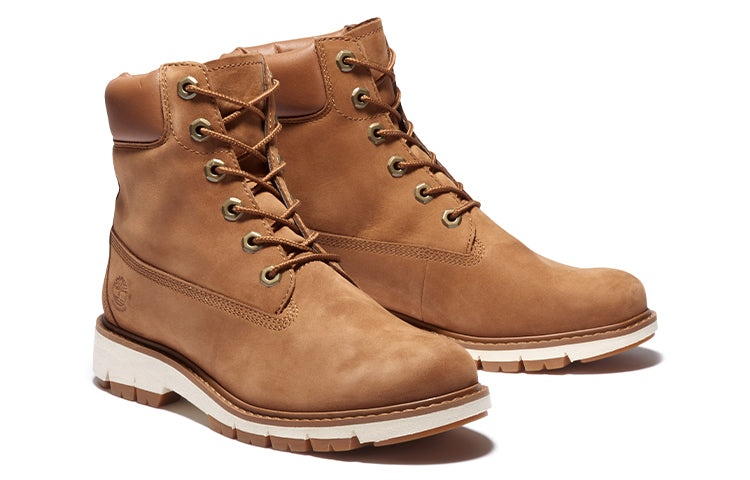 (WMNS) Timberland Lucia Way 6 Inch Waterproof Boot 'Wheat Nubuck' A2E2JF13 - 4