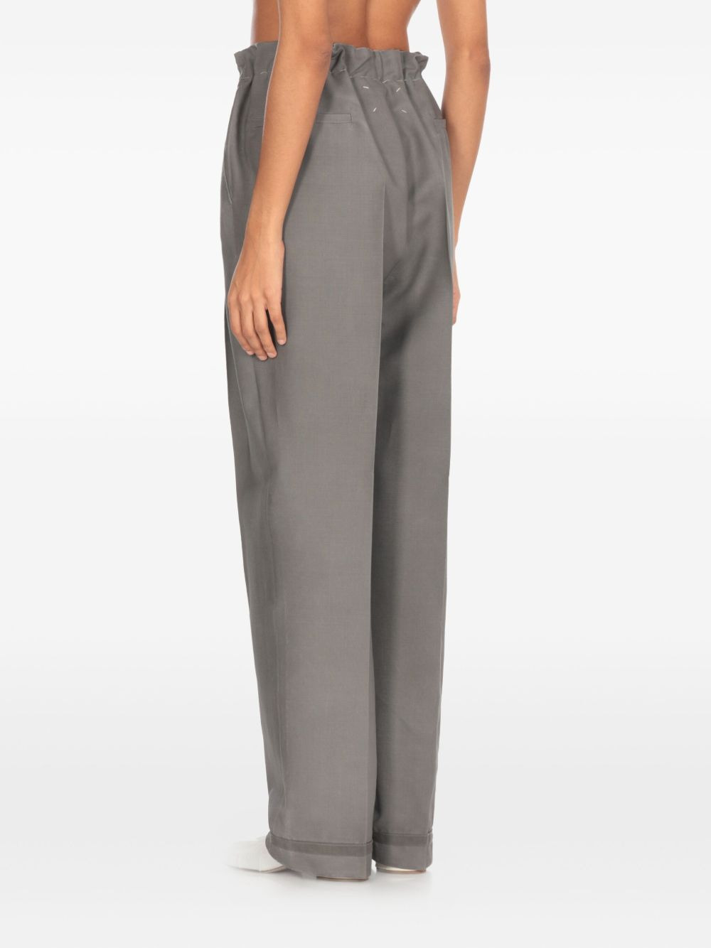 drawstring-waist trousers - 4