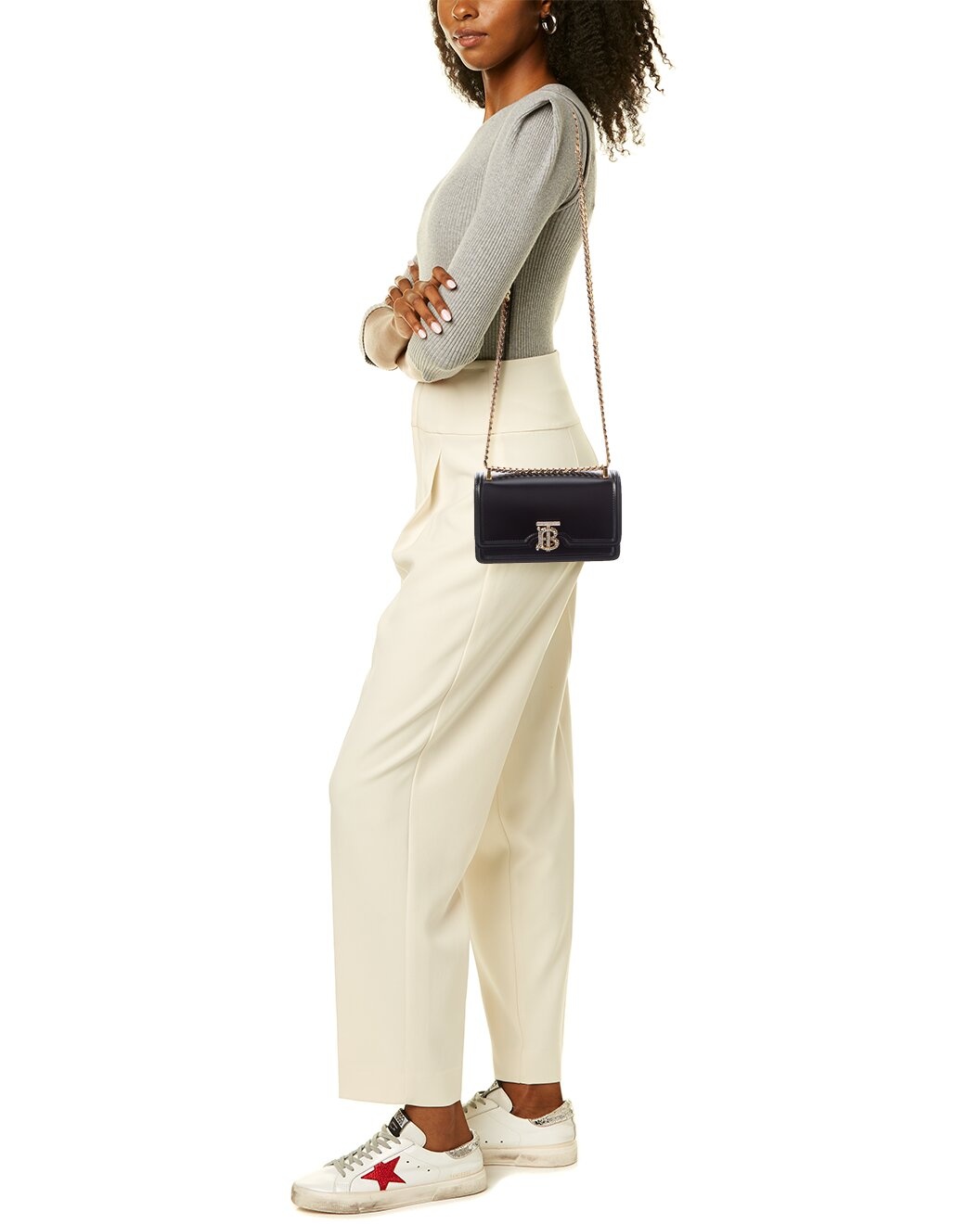 Burberry TB Mini Leather Shoulder Bag - 4