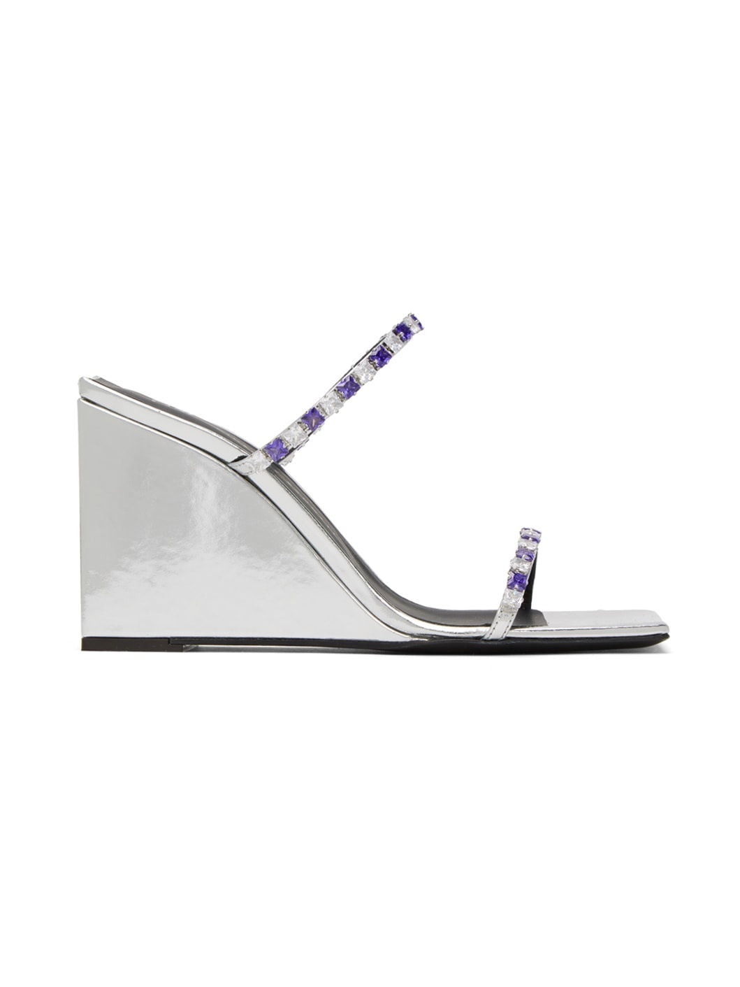 Silver Shangay Heeled Sandals - 1