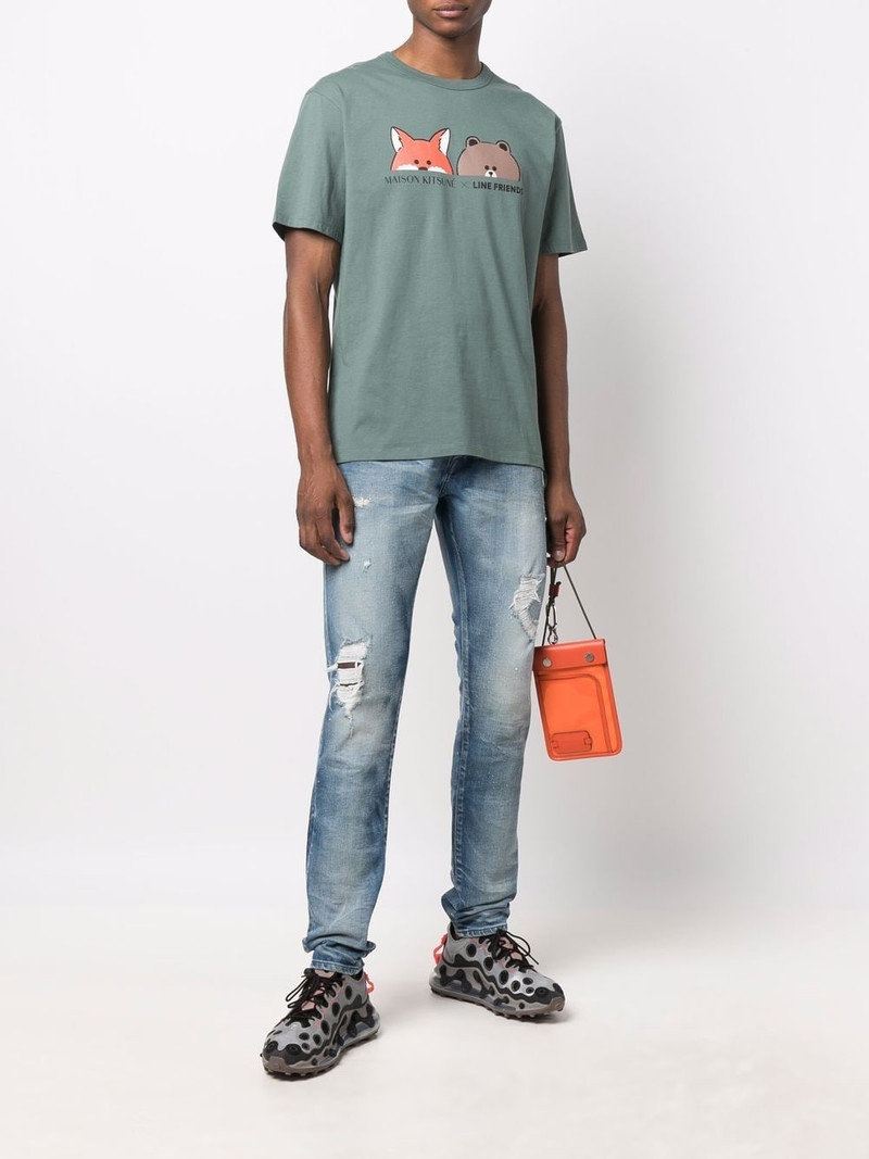 John Elliott mid-rise distressed jeans outlook