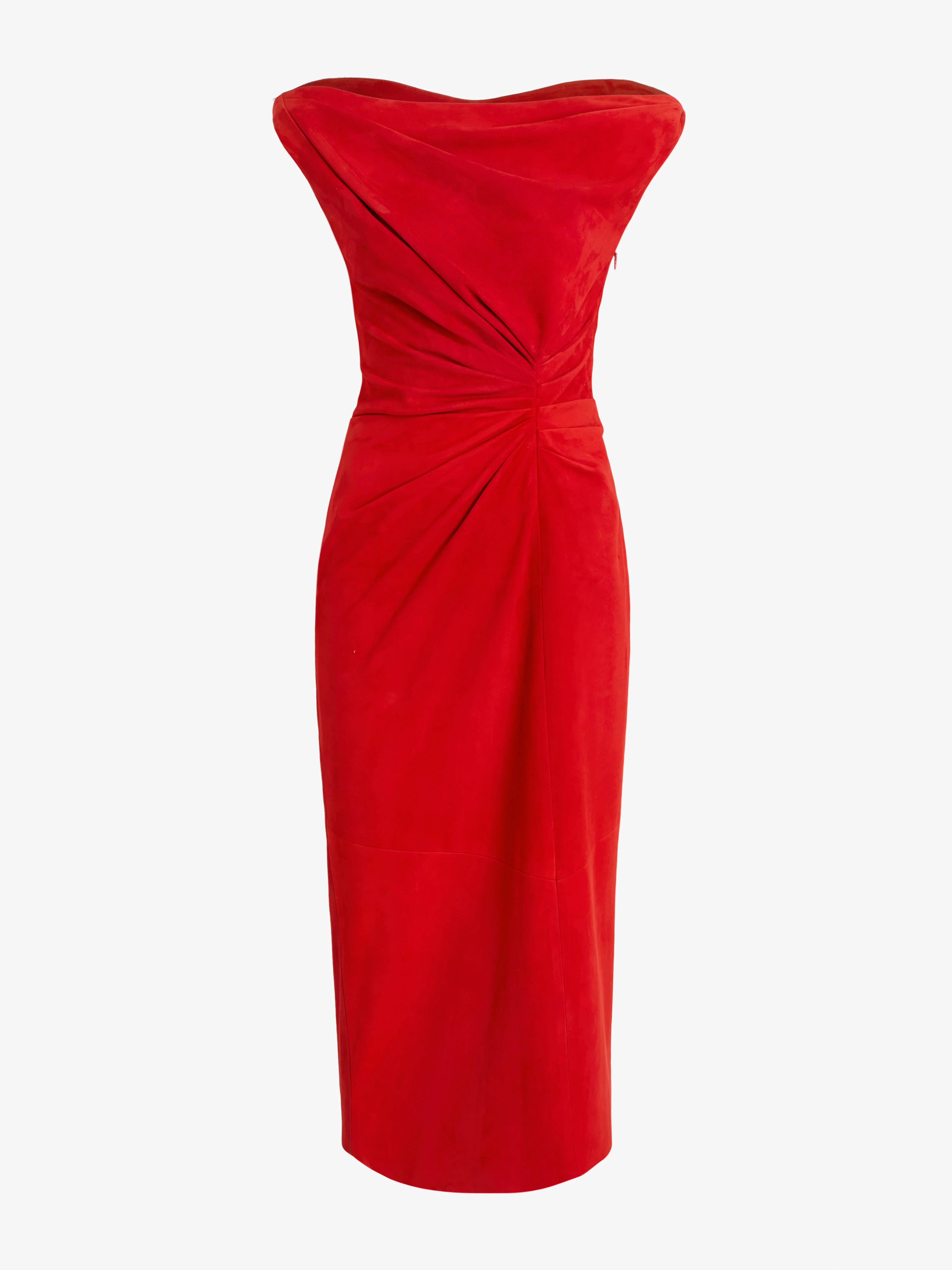 Kaelin Dress in Suede - 1
