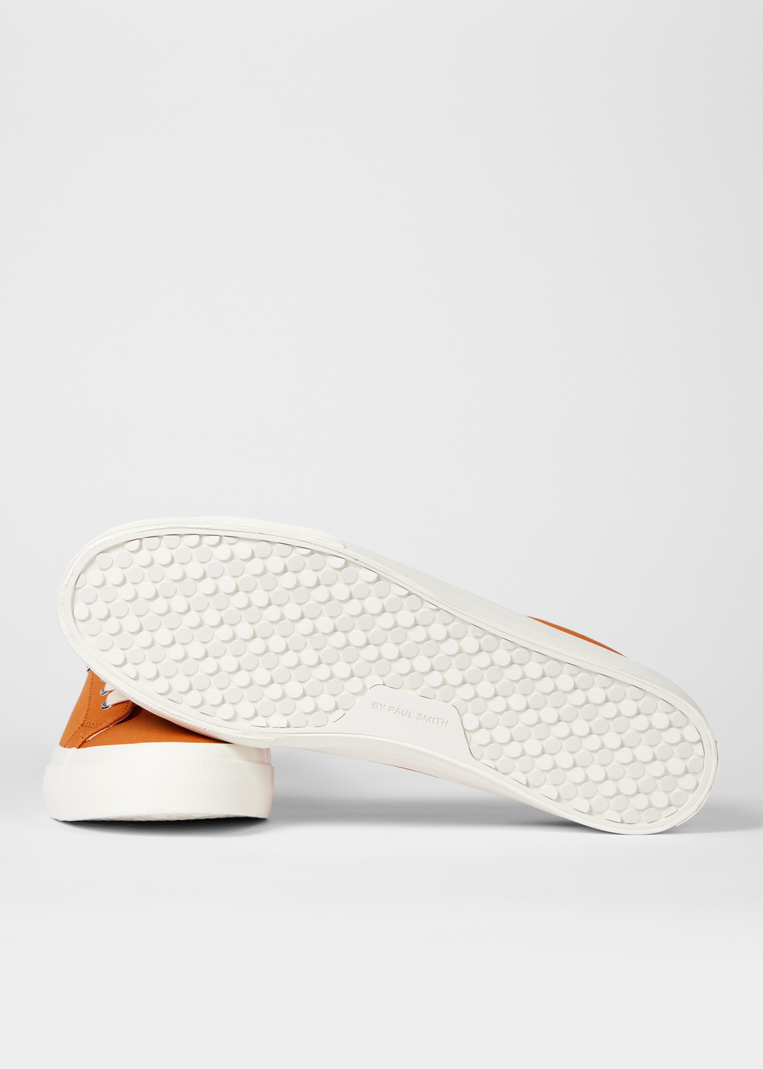 Orange Canvas 'Amos' Trainers - 4