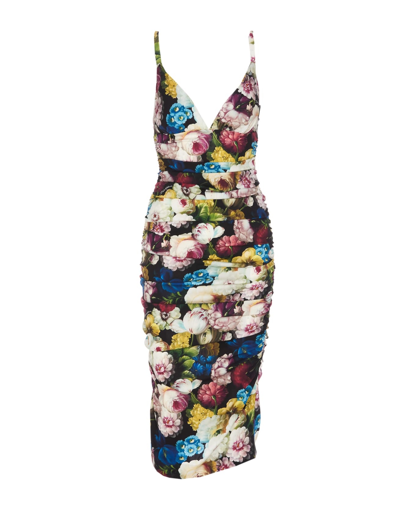 Floral Printed Slip Dress - 1