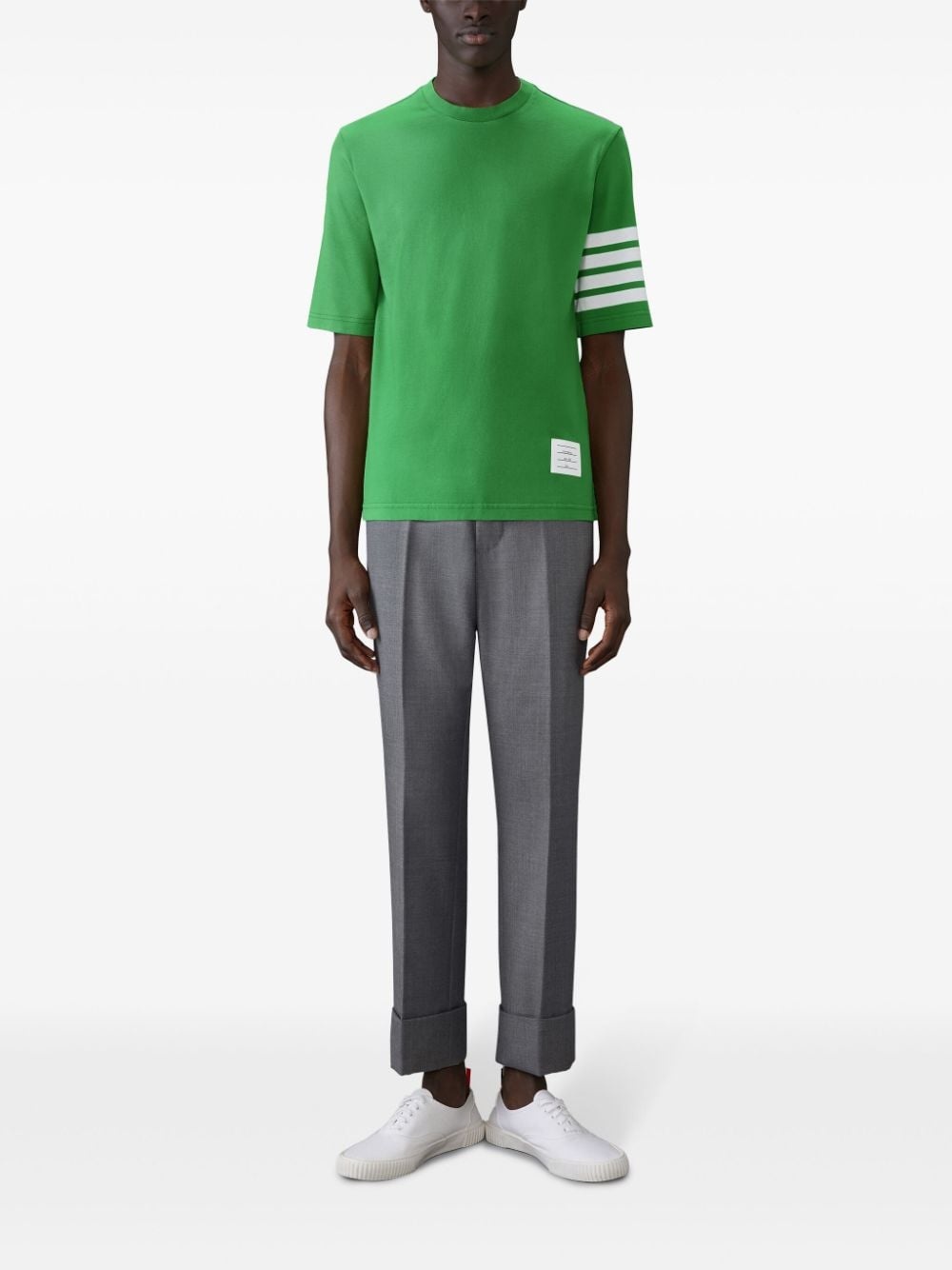 4-Bar round-neck T-shirt - 2