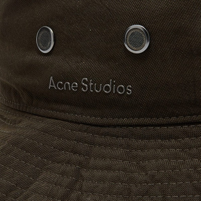 Acne Studios Acne Studios Brimmo Nylon Logo Bucket Hat outlook