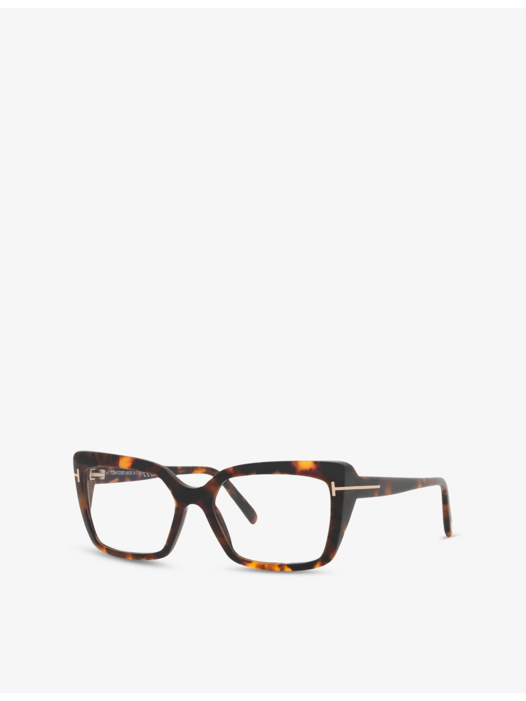 FT5991-B 052 Rectangle-Frame Acetate Glasses - 2